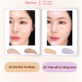 Che Khuyết Điểm Triệt Sắc Twoedit Dual Color Corrector (3g) - Che Mụn Đỏ, Quầng Thâm, Làm Đều Màu Da