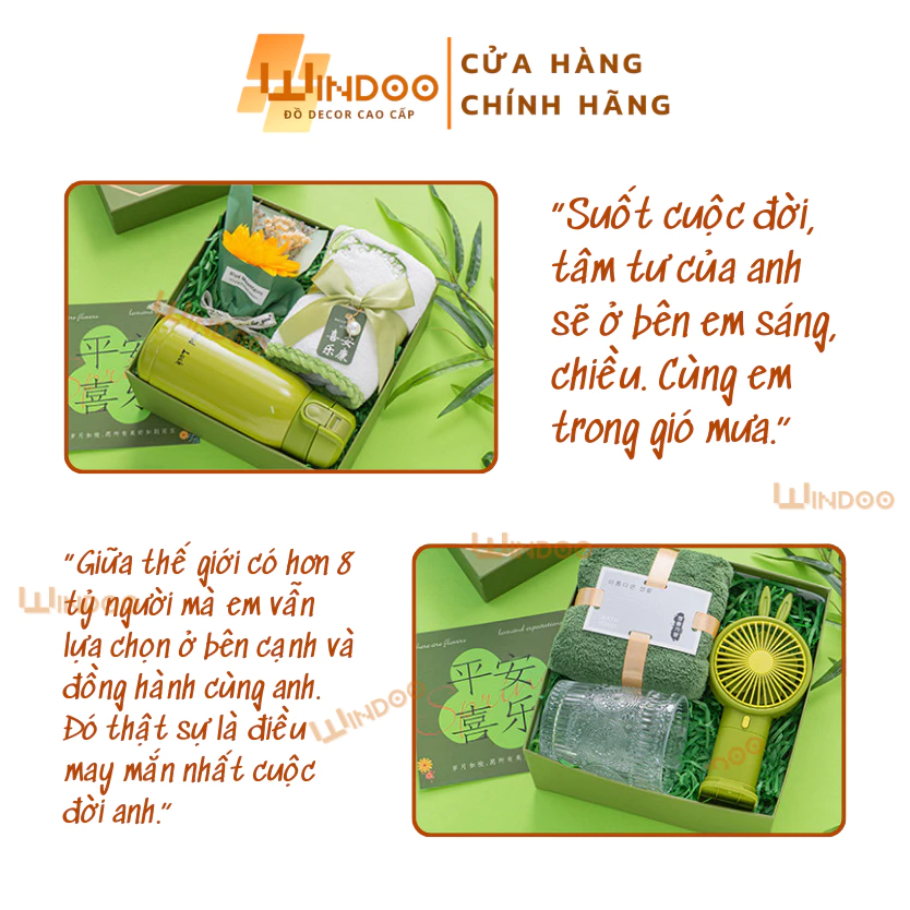 Set quà tặng cao cấp, combo quà tặng người yêu, doanh nghiệp, bạn bè, quà tặng sinh nhật kèm thiệp W