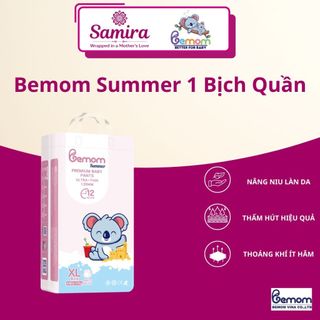 Bỉm Bemom Summer/Plus 1 Bịch – Siêu Mỏng Thoáng Mát, Thấm Hút Tốt – Tã Dán/Tã Quần Đủ Size Cho Bé 3-20kg