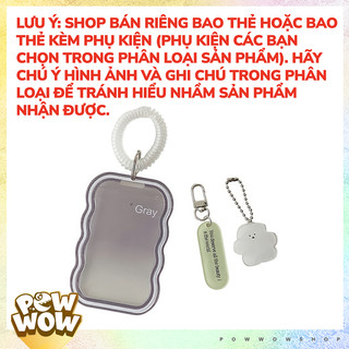 Bao Đựng Thẻ Nhân Viên Viền Nhựa Dẻo PVC Mặt Kính Mica Phong Cách Họa Tiết Green Tag Màu Pastel Cute Đáng Yêu
