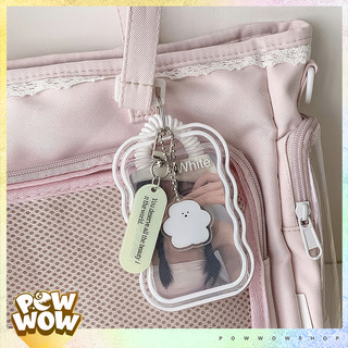Bao Đựng Thẻ Nhân Viên Viền Nhựa Dẻo PVC Mặt Kính Mica Phong Cách Họa Tiết Green Tag Màu Pastel Cute Đáng Yêu