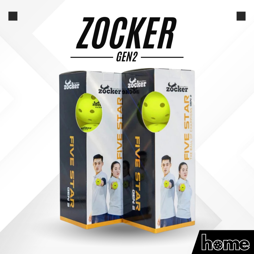 [CHÍNH HÃNG] Bóng Pickleball Thi Đấu ZOCKER Gen2, bền bỉ hiệu năng cao ...