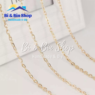 4 Mét Dây Xích Oval 0,7mm Làm Trang Sức Handmade, Phụ Kiện Thời Trang, Trâm Cài