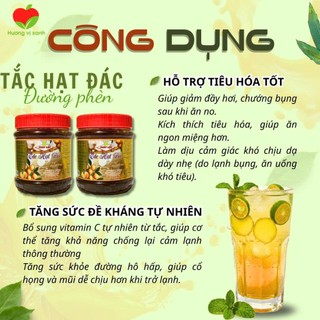 TẮC HẠT ĐÁC ĐƯỜNG PHÈN , THỨC UỐNG ĐẸP DA, ĐẸP DÁNG HỖ TRỢ TIÊU HÓA , GIẢI NHIỆT GIẢI KHÁT MÙA HÈ- HƯƠNG VỊ XANH