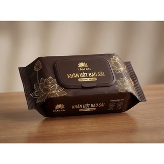 Thùng 10 Gói Khăn Ướt Bao Sái Ban Thờ Tâm An  , Khăn Ướt Lau Ban Thờ Hương Trầm
