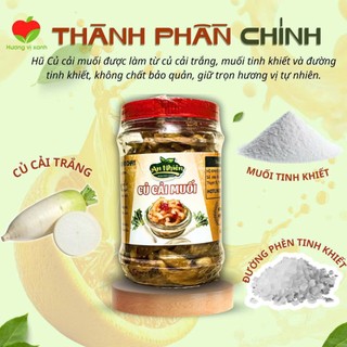 XÁ BẤU MUỐI, CỦ CẢI MUỐI AN NHIÊN 350GR , MÓN ĂN CHAY MANG HƯƠNG VỊ TRUYỀN THỐNG