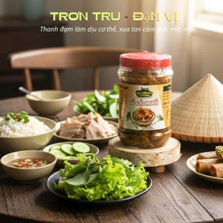 XÁ BẤU MUỐI, CỦ CẢI MUỐI AN NHIÊN 350GR , MÓN ĂN CHAY MANG HƯƠNG VỊ TRUYỀN THỐNG
