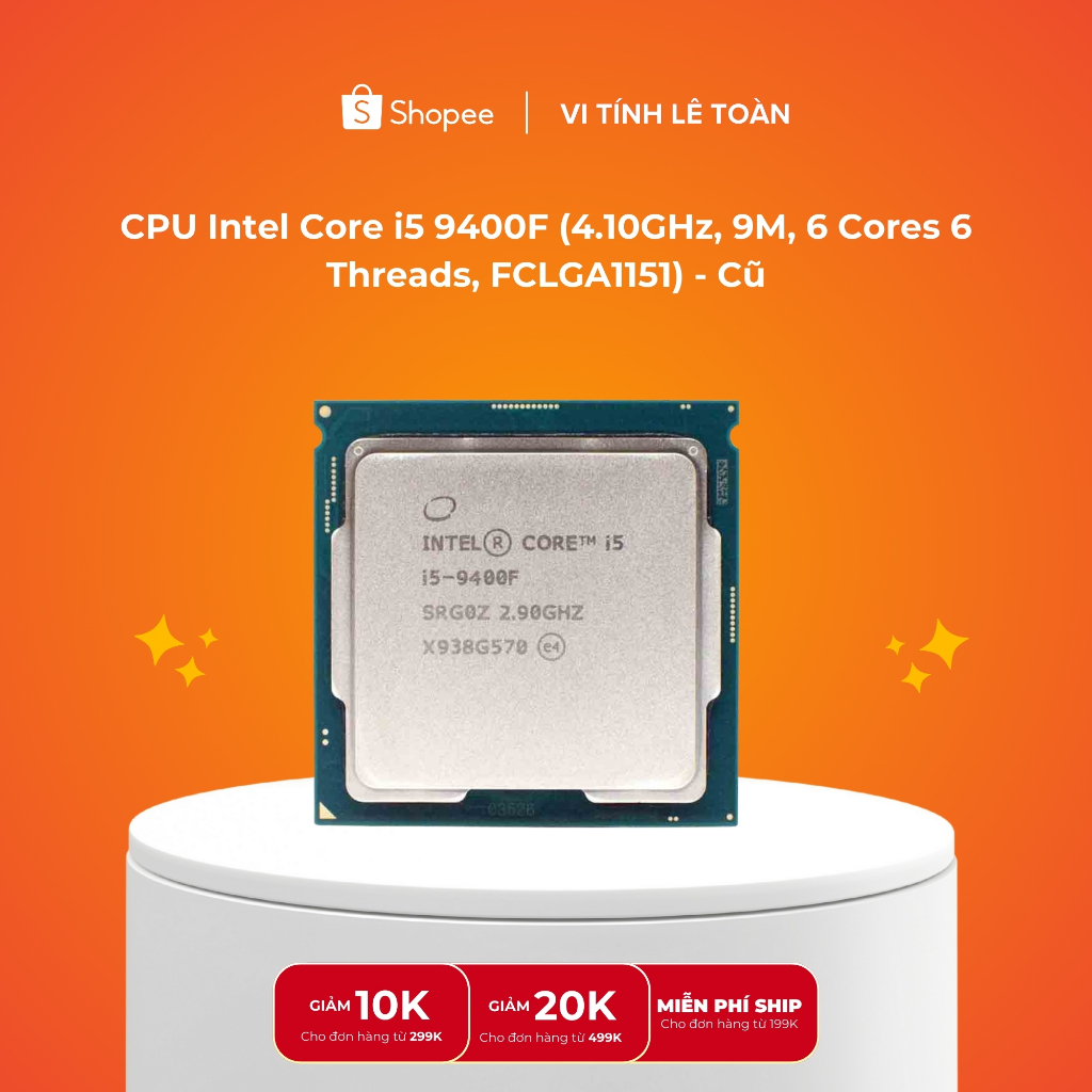 i5 9400f cũ giá tốt Tháng 7, 2026 | Mua ngay | Shopee Việt Nam