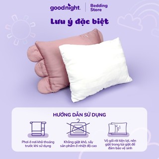 Gối Ngủ Cho Bé Tencel Goodnight BeBe, Gối Trẻ Em Băng Lụa Mềm Thấm Hút Mồ Hôi 45x30cm Vua Nệm