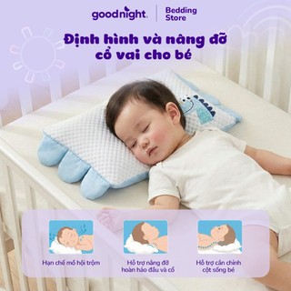Gối Ngủ Cho Bé Tencel Goodnight BeBe, Gối Trẻ Em Băng Lụa Mềm Thấm Hút Mồ Hôi 45x30cm Vua Nệm