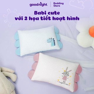 Gối Ngủ Cho Bé Tencel Goodnight BeBe, Gối Trẻ Em Băng Lụa Mềm Thấm Hút Mồ Hôi 45x30cm Vua Nệm