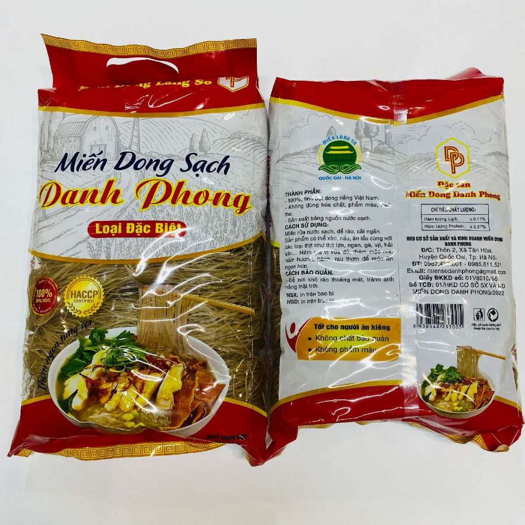Miến dong làng so - Miến sạch Danh Phong- Miến đặc biệt