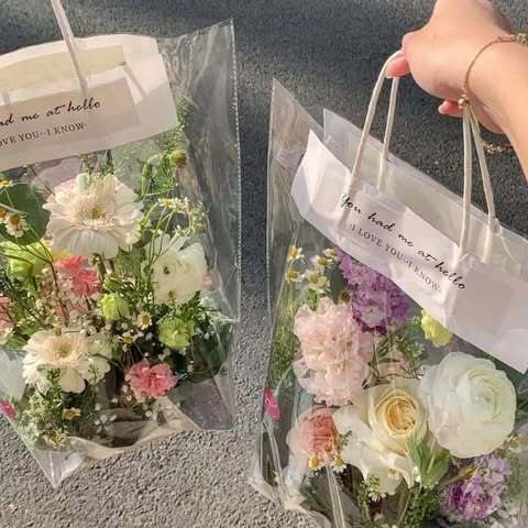(RẺ 50c) Túi đựng hoa, túi kính. Combo  50-100 túi Xxs , Xs, S, M, L, túi quà 25x30
