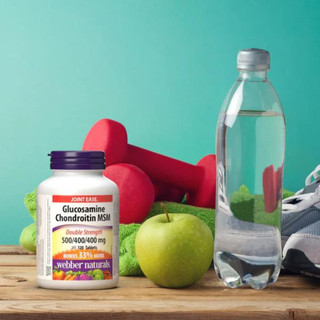 [[KOL] TPBVSK Viên Uống Cho Khớp, Sụn Webber Naturals Glucosamine Chondroitin MSM 500/400/400 mg 120 viên xuất xứ Canada