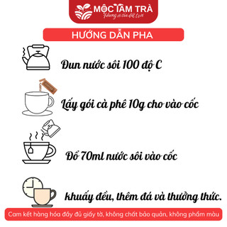 Cà Phê Gừng Đen Mật Ong – Coffee Hòa Tan 3in1 Thơm Ngon, Dễ Uống, Hộp 15 Gói