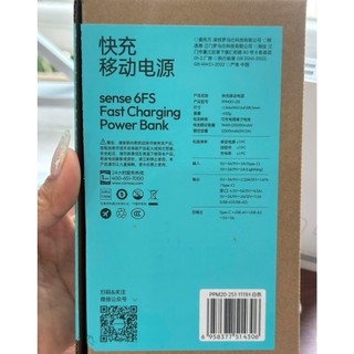 Pin Dự Phòng Romoss Sense 6FS 20000mAh (PPM20-251) 2 USB-A out 22.5W & TypeC PD 20W (Trắng) - Phụ Kiện Nhất Tín