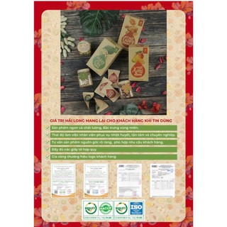 HỘP QUÀ TẾT DINH DƯỠNG SET 04 - GIỎ MÂY TRE TRÒN ĐỘC ĐÁO | HẢI LONG FOOD