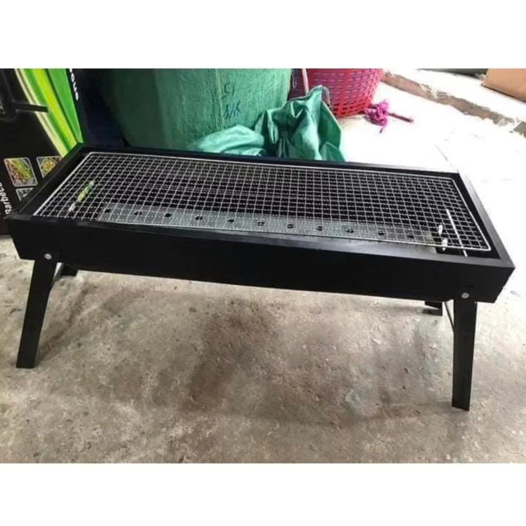 Bếp nướng than hoa, than củi, nướng BBQ ngoài trời thông minh gấp gọn đi dã ngoại du lịch tiện lợi