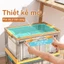 SUNNY Hộp Đựng Trong Suốt đồ Dung Tích Lớn Đồ Đồ Gấp Gọn Đựng Hộp Quần Áo Nhựa Hộp Đựng Đồ Đa Năng