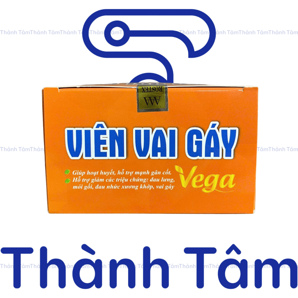 (Cam) Viến uống VIÊN VAI GÁY VEGA CAM Chai 60V giảm đau mỏi vai gáy, thoái hóa cột sống, đốt sống