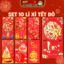Set 10 Bao Lì Xì Truyền Thống 2026 Mẫu TẾT ĐỎ Chất Liệu C150 Dày Bóng Thuận Buồm Xuôi Gió - BỐ KHỦNG LONG