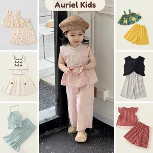 Set Đồ Bé Gái, BST Đồ Bộ Bé Gái Phong Cách Tiểu Thư Chất Liệu Cotton Mềm Mại Thấm Hút Mồ Hôi