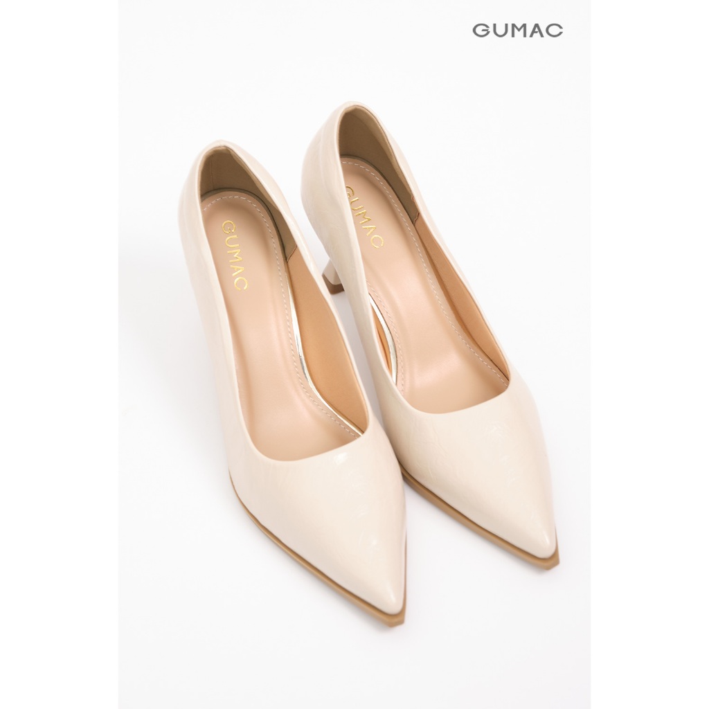Giày Cao Gót Nữ GUMAC Thiết Kế Mũi Nhọn Thanh Lịch GF04042