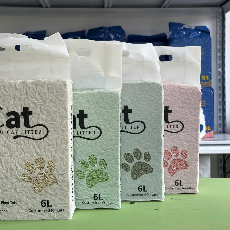 [Libra Pet] Cát Đậu Nành Cho Mèo Tofu Cat Litter 6L Thấm Hút - Khử Mùi - Xả Bồn Cầu