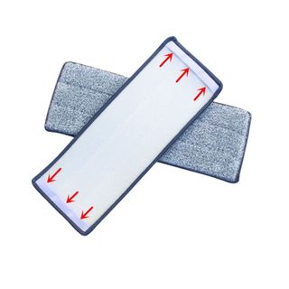 Combo 9 Miếng Lau Nhà Thay Thế (12x32cm) - Bông Microfiber Chính Hãng, Siêu Hút Bụi, Tiết Kiệm 40%