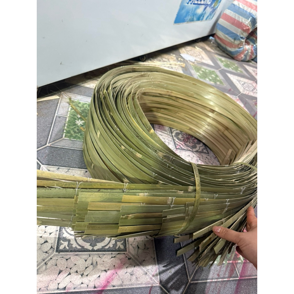 cuộn 10 phên cật tre uốn dẻo trang trí