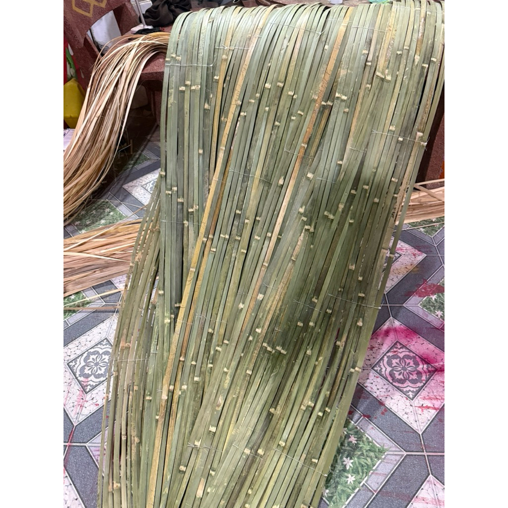 cuộn 10 phên cật tre uốn dẻo trang trí