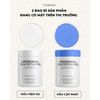 [KOL] TPBVSK Viên Uống Bảo Vệ Sức Khỏe Codeage Liposomal Glutathione 1000mg/serving, Hộp 60 Viên