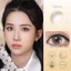 Magister Kính áp tròng 14.5MM cận thị Màu nâu Brown lens Màu Gray lens Đôi mắt to 6 tháng
