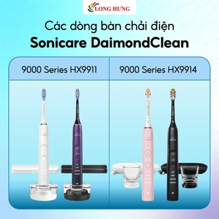 Bàn chải điện Philips Sonicare DiamondClean 9000 HX9914 - Hàng chính hãng