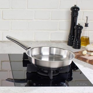 HCM Chảo thép Fissler Pure, chảo thép không gỉ 18/10 bền bỉ,dẫn nhiệt nhanh sản xuất tại Đức GermanySnT