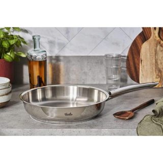 HCM Chảo thép Fissler Pure, chảo thép không gỉ 18/10 bền bỉ,dẫn nhiệt nhanh sản xuất tại Đức GermanySnT
