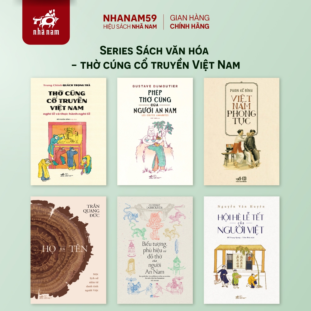 Bìa sách Series Sách văn hóa thờ cúng cổ truyền Việt Nam (Nhã Nam)