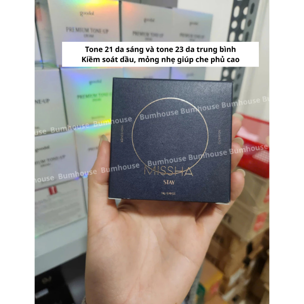Phấn nước trang điểm Missha Velvet/Lasting/Glow/Stay Cushion SPF50+ PA+++ 14g/ 15g