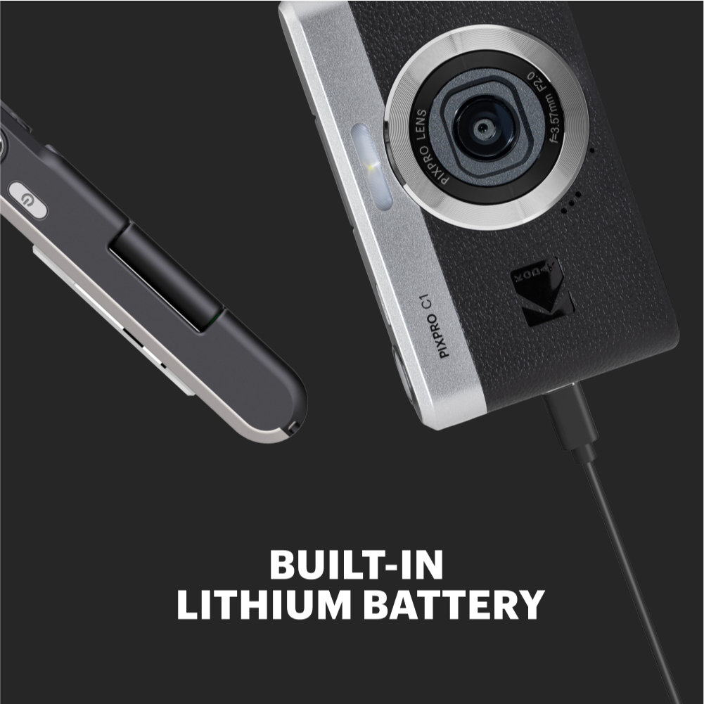 Máy Ảnh Compact Kodak Pixpro C1 Màn Hình Lật LCD 2.8 inch, Khẩu Độ Rộng, Bảo Hành 12 Tháng