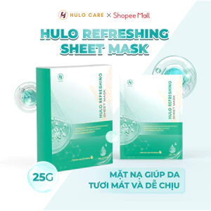 Mặt Nạ Giúp Da Tươi Mát, Dễ Chịu Hulo Refreshing Sheet Mask (1 miếng x 25g) - Hùng Lợi