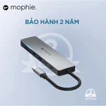 Hub USB type C chuyển đổi 7 cổng kết nối Mophie 7in1- Tiện lợi, đa cổng HDMI,USB-C, USB-A, Micro SD 3.0, SD 3.0 — ảnh 1