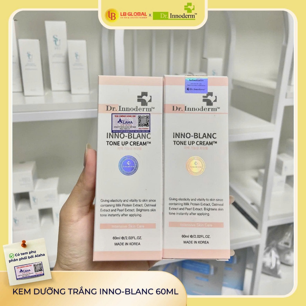 [Dr.Innoderm]_Kem Làm Trắng, Nám Inno_Blanc Tone Up Cream_Sản phẩm chính hãng_Xuất VAT 100%