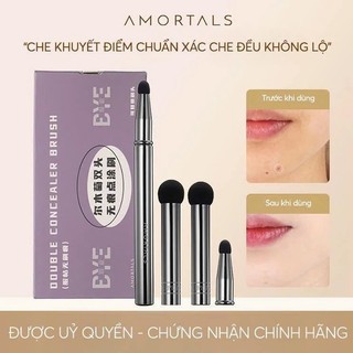 Bộ cọ che khuyết điểm Amortals set cọ AMORTALS hai đầu tròn che khuyết điểm - Kosmi Beauty