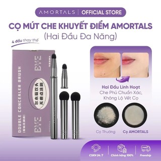 Bộ cọ che khuyết điểm Amortals set cọ AMORTALS hai đầu tròn che khuyết điểm - Kosmi Beauty