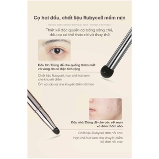 Bộ cọ che khuyết điểm Amortals set cọ AMORTALS hai đầu tròn che khuyết điểm - Kosmi Beauty