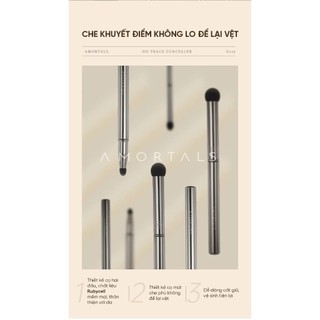 Bộ cọ che khuyết điểm Amortals set cọ AMORTALS hai đầu tròn che khuyết điểm - Kosmi Beauty