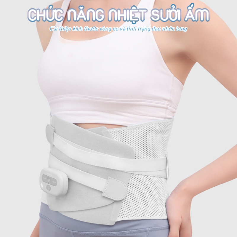 Đai massage kết hợp cố định vùng thắt lưng massage thư giãn Nikio NK-253 - Công nghệ tần số rung cao