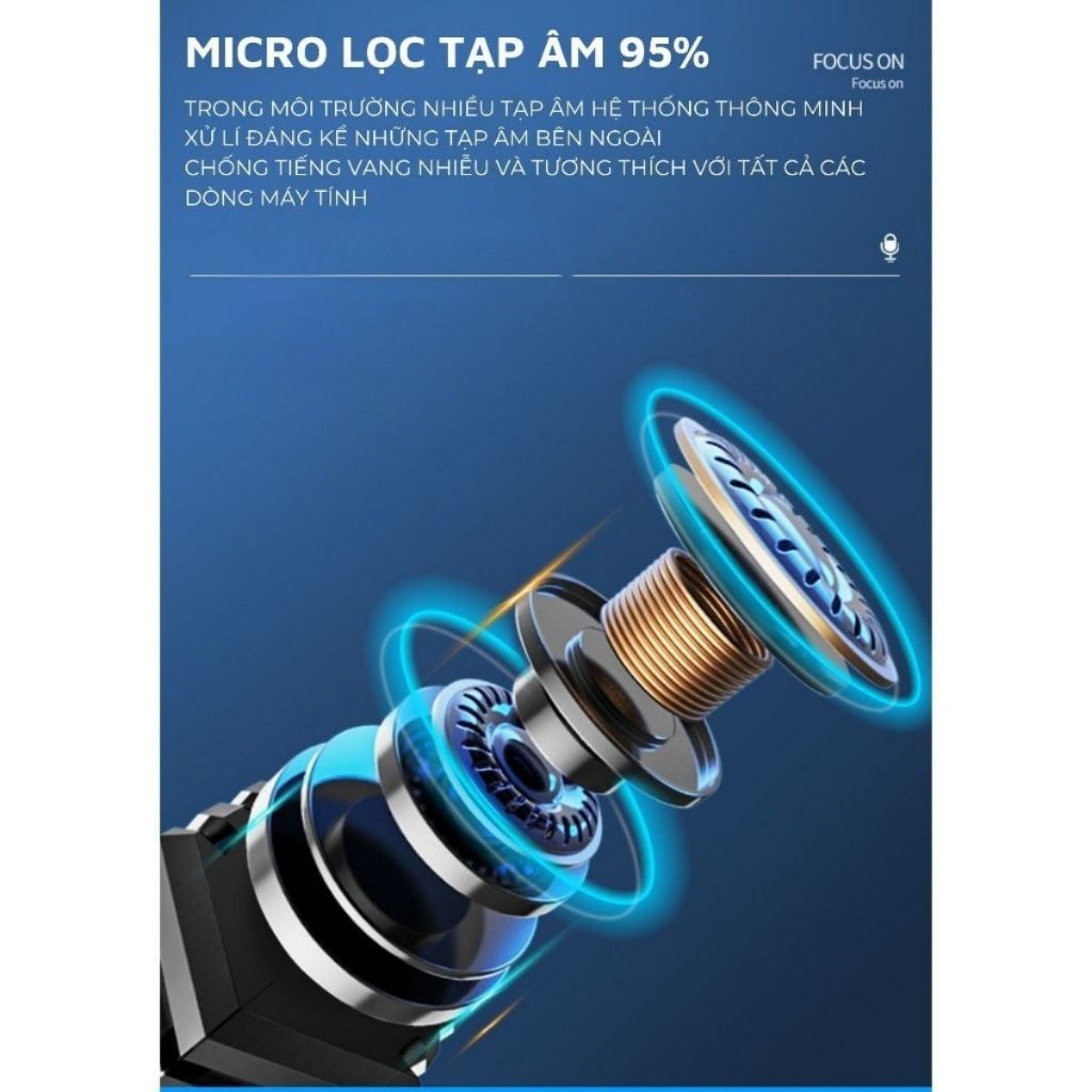 Micro Thu Âm Máy Tính Laptop MK10 Dùng Cho Live Stream Thuyết Trình Học Online Chơi Game