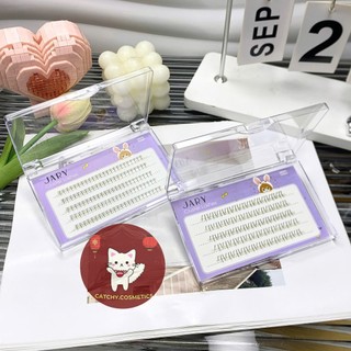 [JARY] Mi Giả Cụm Jary Vỏ Tím Mi Cụm Mềm Mại Tự Nhiên, Tái Sử Dụng, Cluster Lashes