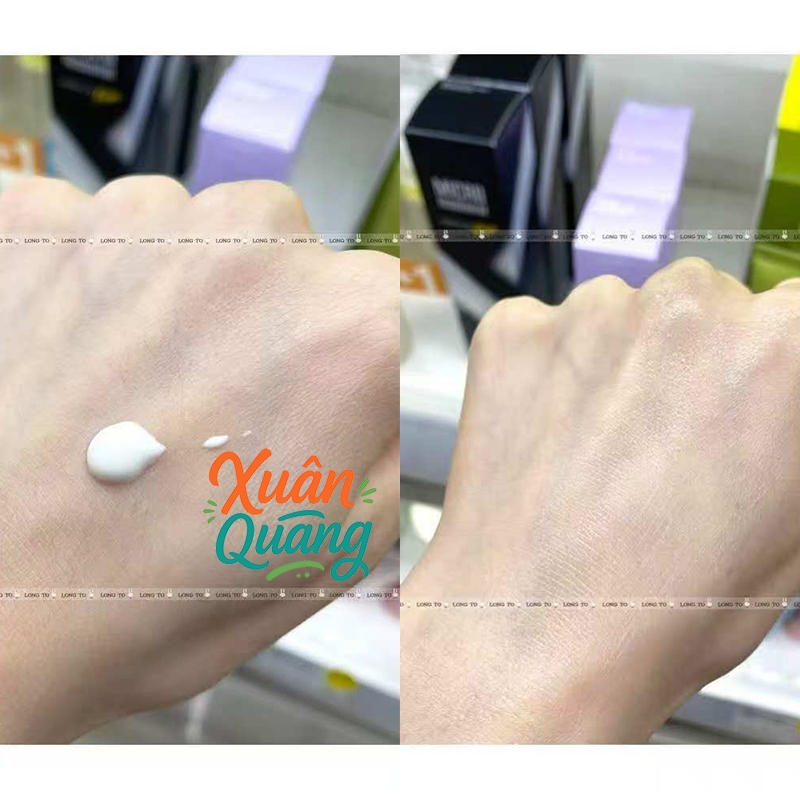 Kem chống nắng làm dịu độ ẩm GOODAL Heartleaf 50ml / VC Tone Up Suncream / Calming Tone Up Sun cream